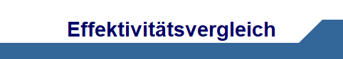 Effektivit�tsvergleich