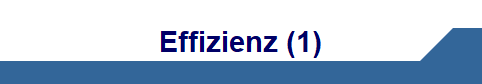 Effizienz (1)